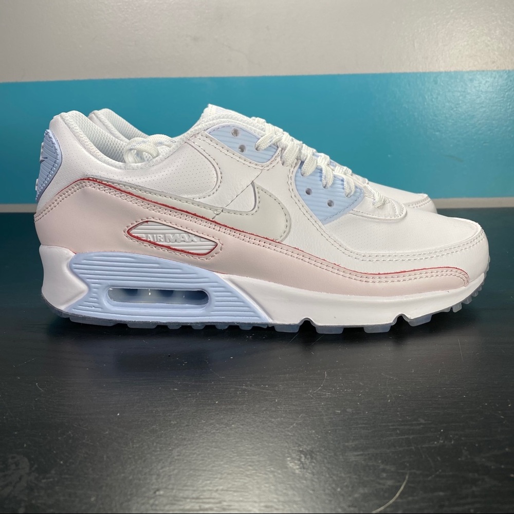 Nike Air Max 90 One of One White/hydrogen blue